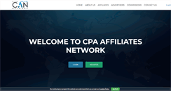 Desktop Screenshot of cpaaffiliatesnetwork.com